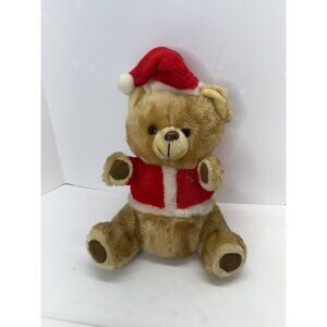 Cuddle Wit Christmas Teddy Bear Plush Light Up Heart Beat Songs Musical Works